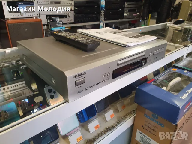 CD Player ONKYO DV-SP504E Super Audio CD & DVD Audio/Video Player ONKYO DV-SP504E С оригинално диста, снимка 8 - Декове - 48363930