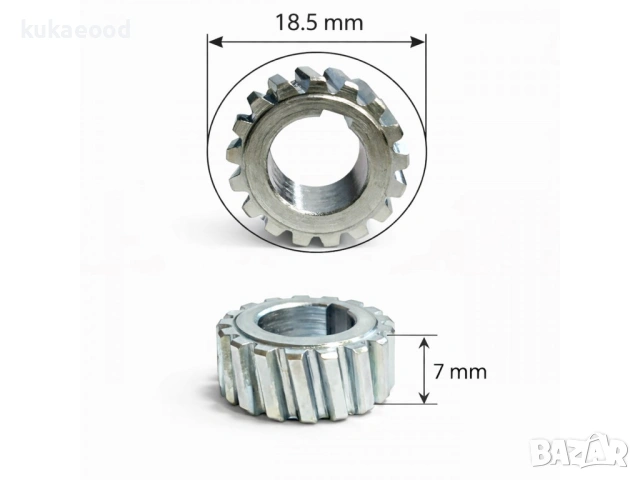 Зъбно колело (метал) на мотор за люк на Mercedes E-Class W124, снимка 5 - Части - 54051951