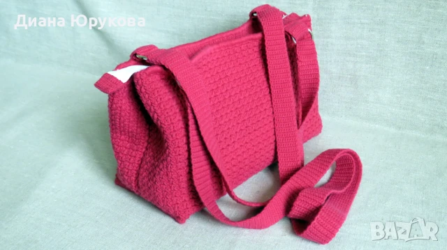 Плетена дамска чанта, снимка 3 - Чанти - 51307914