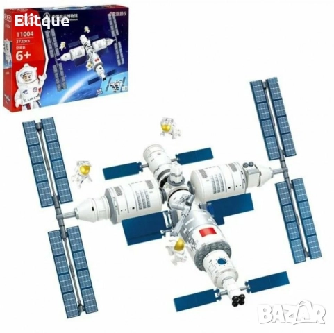 Конструктор "Сателит" с космонавти 372 части– Реалистичен модел, снимка 6 - Други - 52752151