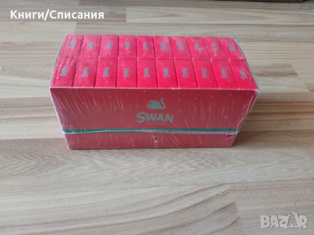 Австрийски Филтри за цигари Swan Classic Slim червен 6мм (20x102 бр), снимка 1 - Други - 45280039