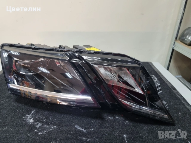 Десен фар Skoda Octavia LED desen far шкода Октавия лед, снимка 2 - Части - 53212604