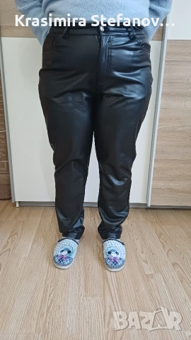дамски кожен зимен ватиран панталон, снимка 10 - Спортни екипи - 53140922