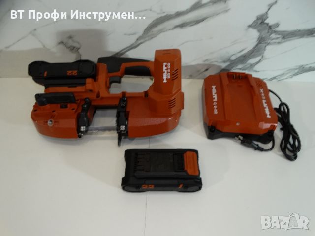 Hilti SB 4 - 22 / 2 x 4.0 Ah / Nuron - Лентов трион / банциг, снимка 1 - Други инструменти - 46412755