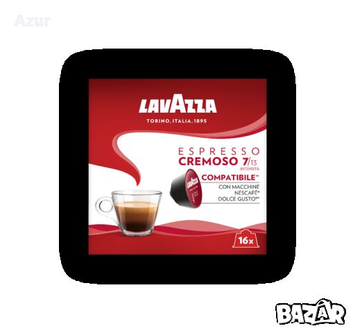 Kафе капсули Lavazza Espresso Cremoso (съвместими с Dolce Gusto) – 16 бр., снимка 1 - Други стоки за дома - 46450837