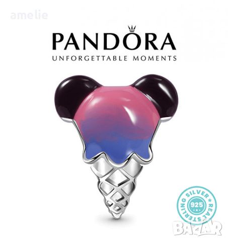 Намаление -20%! Талисмани Fresca по модел тип Pandora с печат S925 Сребърни, снимка 1 - Гривни - 45553931