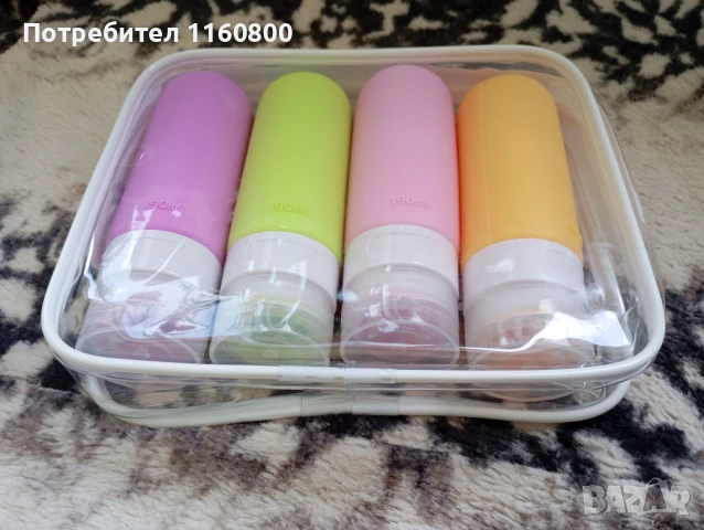 Силиконови бутилки за пътуване, снимка 3 - Други - 50502752