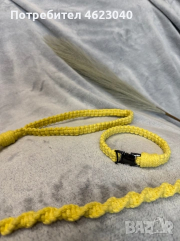 Ръчно изработени поводи и нашийници, снимка 3 - За кучета - 53752182