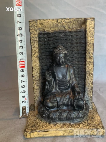 фигура Декорация седнал Буда, снимка 2 - Антикварни и старинни предмети - 50929387