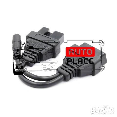 Кабел / Преходник / Адаптер за Mitsubishi 12 Пина Pin Мицубиши Delphi, снимка 3 - Аксесоари и консумативи - 53972391