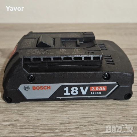 Акумулаторна батерия Bosch GBA 2.0Ah 18V, CoolPack технология, снимка 4 - Други инструменти - 53990575