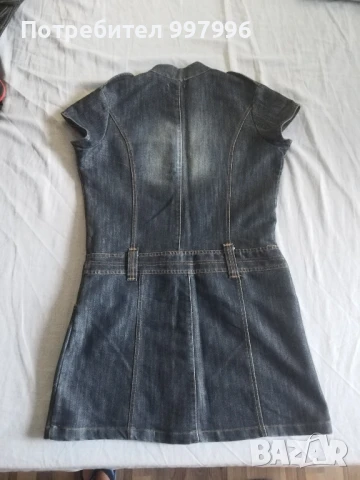 дънкова рокля- ХЛ размер, снимка 5 - Рокли - 50987560