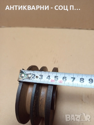 Соц Стара Метална Двуканална  Шайба За Ел. Мотори Тегло 1.650кг., снимка 6 - Антикварни и старинни предмети - 51537809