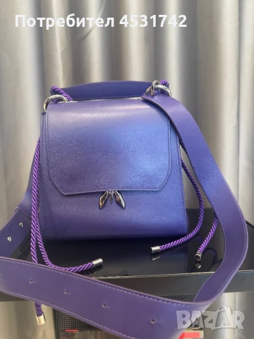 Кожена чанта Patrizia Pepe, снимка 2 - Чанти - 51006686