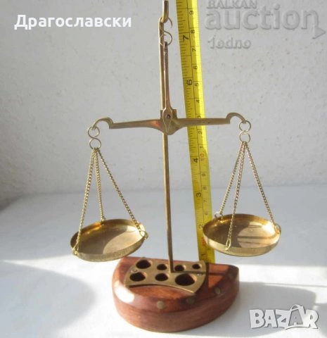 Везни, пощенска ВЕЗНА стара и голяма декоративна , снимка 14 - Антикварни и старинни предмети - 28880899