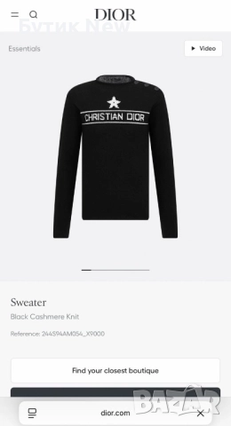 Пуловер Диор , снимка 3 - Блузи с дълъг ръкав и пуловери - 52057023