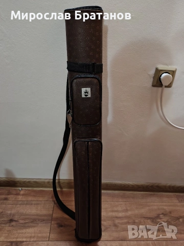 Продавам комплект щеки за билярд- джъмп, основна щека и калъф, снимка 2 - Други спортове - 53625565