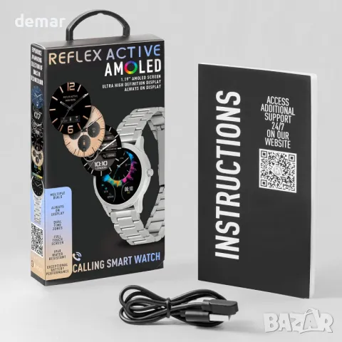 Смарт часовник Reflex Active Series 31 Amoled с Bluetooth, 1,19'', за Android и IOS, снимка 7 - Смарт часовници - 49813458