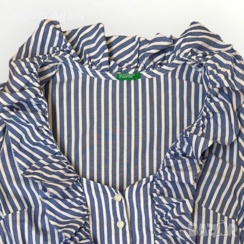 Дамска риза Benetton, снимка 2 - Ризи - 52102631