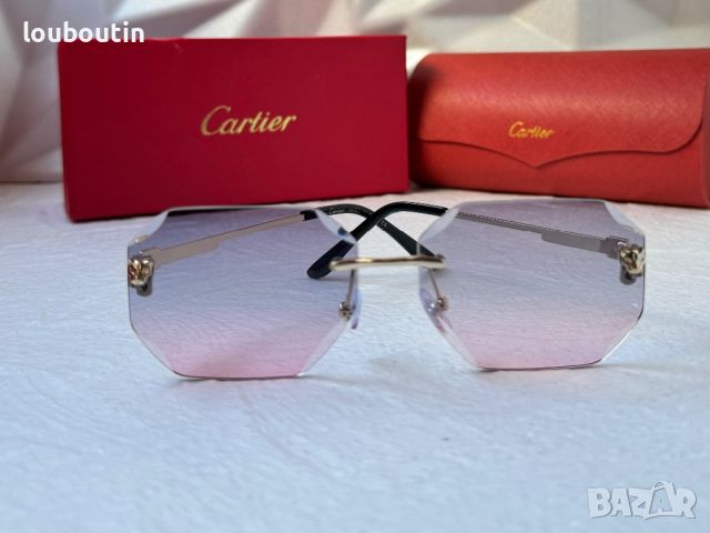 Cartier 2024 дамски слънчеви очила Осмоъгълни 4 цвята, снимка 7 - Слънчеви и диоптрични очила - 45276506