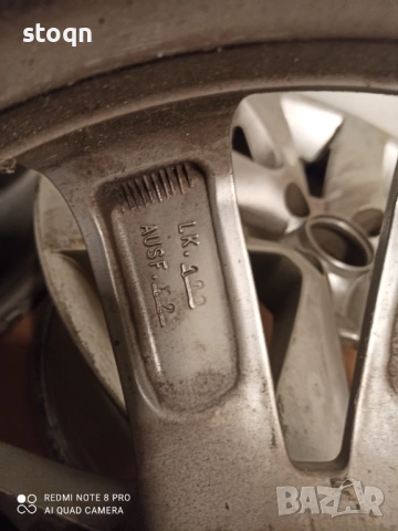 Алуминиеви джанти 17ц.4х100, снимка 3 - Гуми и джанти - 54170948