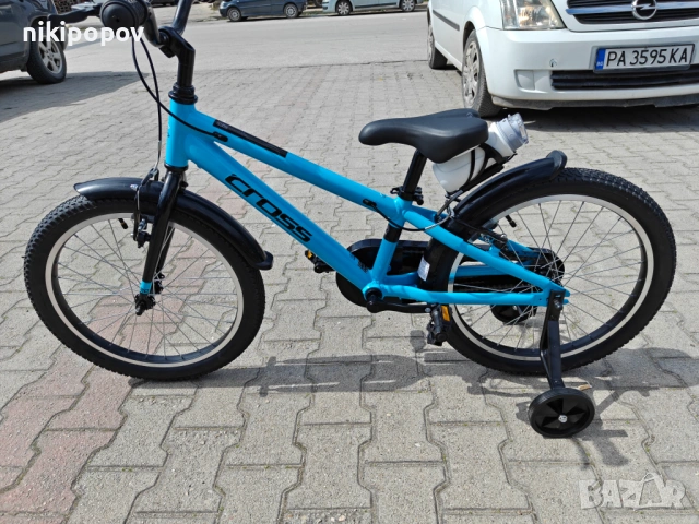 CROSS Алуминиев велосипед 20" ROCKET син, снимка 9 - Велосипеди - 53980839