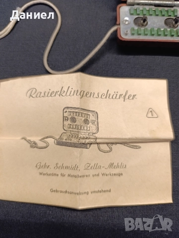 Точило за бръснарски ножчета , снимка 2 - Антикварни и старинни предмети - 52134492
