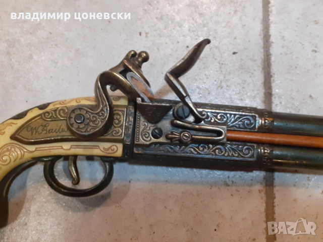 Красив кремъчен пистолет,пищов,оръжие, снимка 3 - Колекции - 52327561