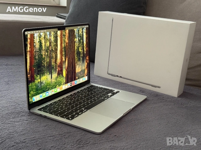 Нов Macbook Air M2 2022 8GB Ram/256GB SSD Silver, снимка 4 - Лаптопи за работа - 54049214