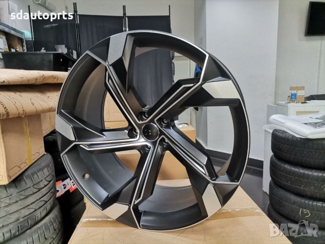 22" Джанти Ауди 5x112 Audi Q7 SQ7 Q8 SQ8 Q8 E Tron E-Tron, снимка 2 - Гуми и джанти - 46816181