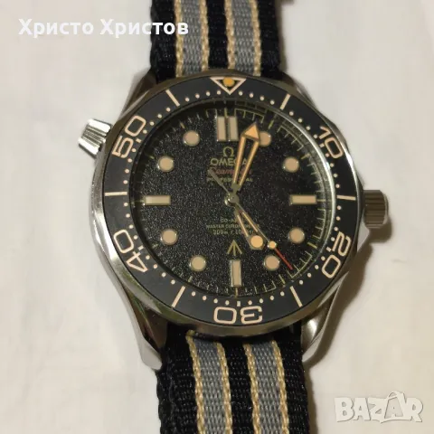  Мъжки луксозен часовник OMEGA Seamaster Diver 300m Co-Axial Chronometer 42mm 007 James Bond Edition, снимка 5 - Мъжки - 47298452