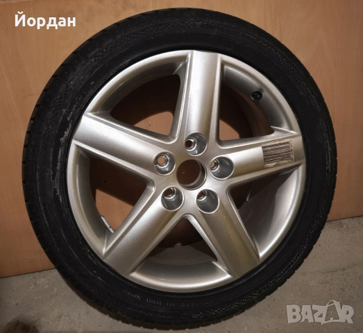 Джанти алуминиеви с гуми - 17 ки Audi, VW - 5 броя, снимка 2 - Гуми и джанти - 54172621