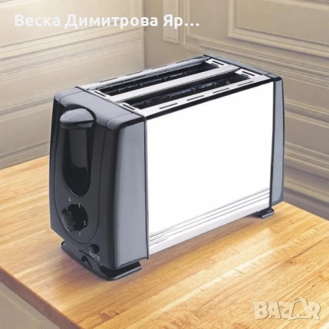 Тостер за 2 филии Termomax TX200S, 650W, метален, снимка 2 - Тостери - 50980553