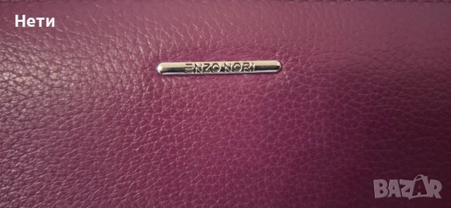 Дамско портмоне от естествена кожа "Enzo Nori", снимка 2 - Чанти - 51543181