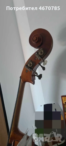 Продавам контрабас Кремона-Казанлък, снимка 2 - Струнни инструменти - 53878915