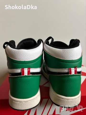 Jordan 1 Lucky green 37,5, снимка 8 - Кецове - 46725852