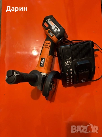 Акумулаторен ъглошлайф на AEG  BEWS  18 - 125X