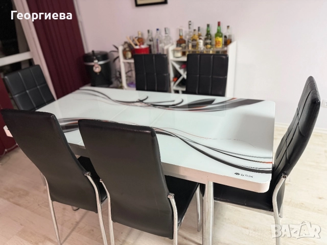 Трапезна маса и 6 стола