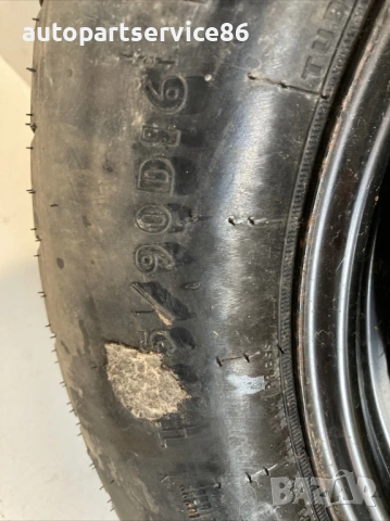 Резервно колело гума T155 за Jeep Patriot 2.0 Crdi (2008) 04472491AC, 90D16 , снимка 2 - Части - 53591114