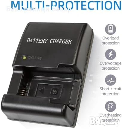 Ново NP-FW50 зарядно за Sony A6400 A6000 A5100 A7 A7II ZV-E10 батерии, снимка 7 - Батерии, зарядни - 53696238