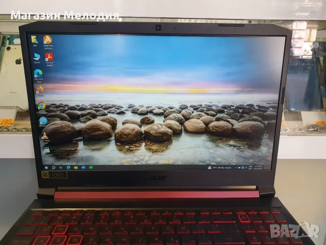 15,6" Геймърски лаптоп ACER Nitro 5 AN515-43 series model - N18C3 С зарядно. В отлично техническо и , снимка 12 - Лаптопи за игри - 47403399