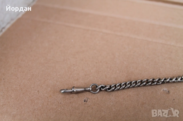 Ланец/синджир/Кюстек за джобен часовник , снимка 2 - Други ценни предмети - 53444581