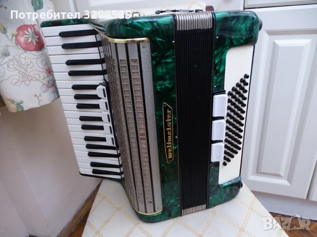Акордеон Велтмайстер 60 баса, снимка 4 - Акордеони - 51179646