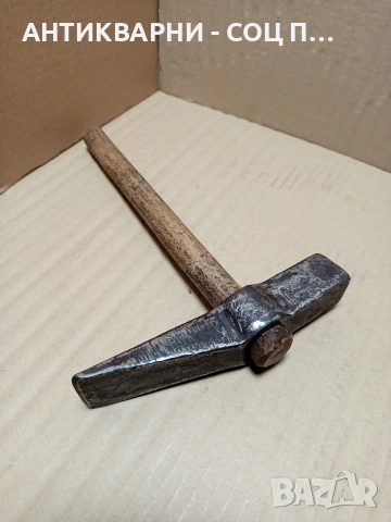 Соц Стар Каменоделски Инструмент Чук 0.850кг., снимка 2 - Антикварни и старинни предмети - 52665832