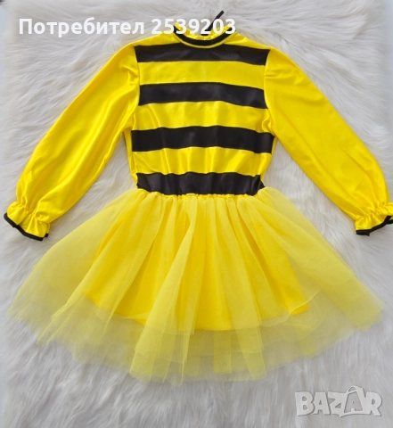 Костюм Пчеличка 6-7 години, снимка 6 - Детски рокли и поли - 52209440