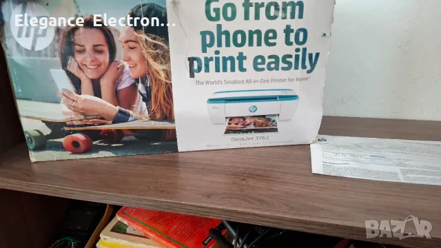 Принтер Hp Deskjet3762. , снимка 3 - Принтери, копири, скенери - 49922102