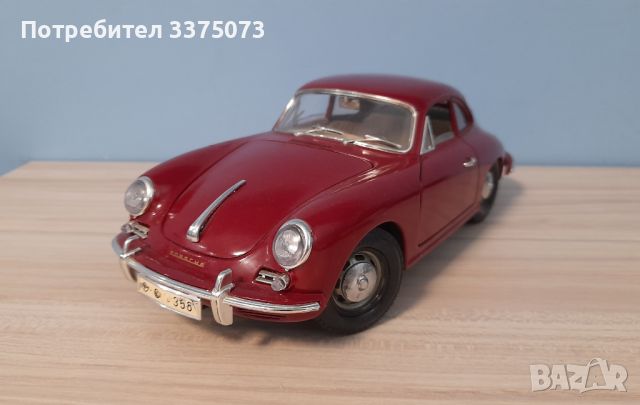  Porsche 356 B 1:18  Burago , снимка 1 - Колекции - 46263619