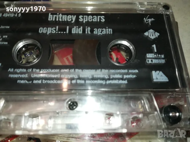 BRITNEY SPEARS-ORIGINAL TAPE 1802252224, снимка 3 - Аудио касети - 49185808