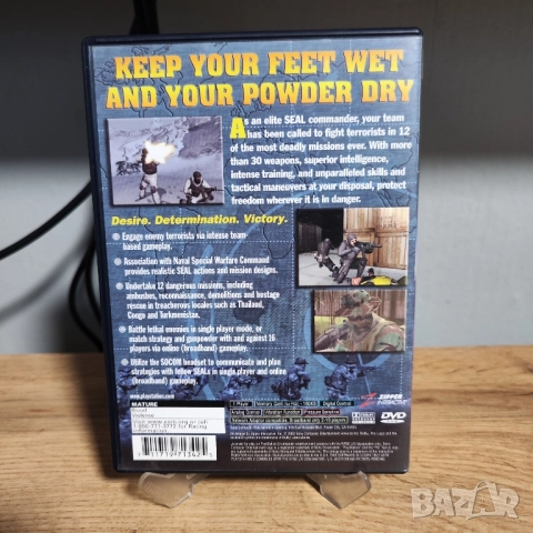SOCOM US Navy Seals за PS2 Playstation 2 , снимка 2 - Игри за PlayStation - 51950723
