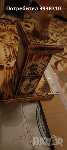 Чешмичка -(диспенсър)-за алкохол и дъска за сервиране, снимка 3 - Аксесоари за кухня - 53922964